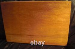 Wood Mini Fragrance Wall Display Case Storage with Glass Front 25 x 16.5