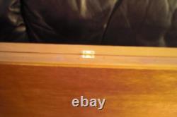 Wood Mini Fragrance Wall Display Case Storage with Glass Front 25 x 16.5