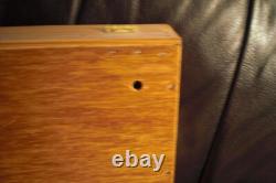 Wood Mini Fragrance Wall Display Case Storage with Glass Front 25 x 16.5