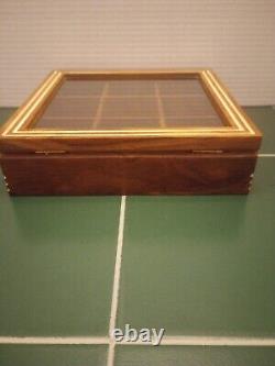 Wooden Inlay Watch Box Storage Display Or Jewelry Case