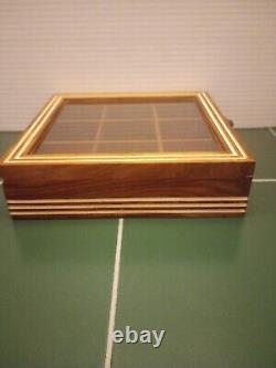 Wooden Inlay Watch Box Storage Display Or Jewelry Case