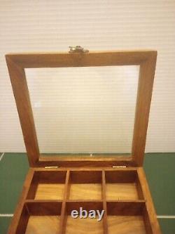 Wooden Inlay Watch Box Storage Display Or Jewelry Case