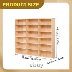 Wooden Toy Car Display Shelf Model Cars Counter Home Business Organizer Case