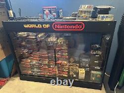 World of Nintendo ULTRA RARE AUTHENTIC video game display case store display LPU