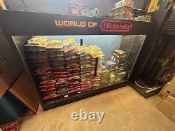 World of Nintendo ULTRA RARE AUTHENTIC video game display case store display LPU