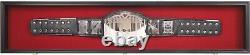 Wrestling Belt Display Case 55x13.5 WWE Boxing Championship Title Cabinet Frame