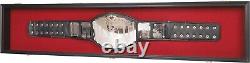 Wrestling Belt Display Case 55x13.5 WWE Boxing Championship Title Cabinet Frame