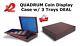 X2 Quadrum 2x2 Presentation Case Coin Holders With 3 Wooden Trays Display Storage
