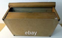 X-Acto 1960s Store Display Case Knife Blade Set Wood Box Hobby Shop California