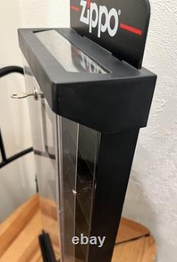 ZIPPO display case withKey 21'' Store Counter