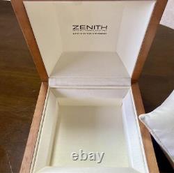 Zenith Case for wristwatch. Display Box Storage Empty mzmr