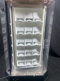 Zippo Lighter 60 Count Lighted Rotating Store Display Case w Keys Working